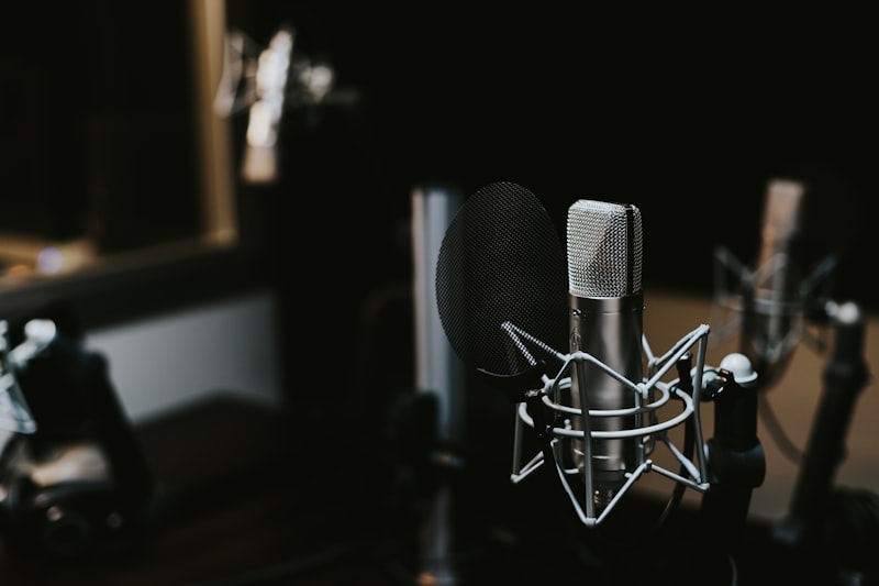 Professionelle Studioausrüstung für Tonaufnahmen